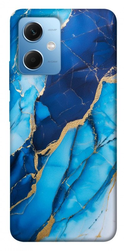 Чехол itsPrint Blue marble для Xiaomi Redmi Note 12 5G, мрамор, купить оптом с доставкой