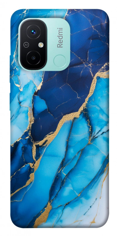 Чехол itsPrint Blue marble для Xiaomi Redmi 12C, мрамор, купить оптом с доставкой