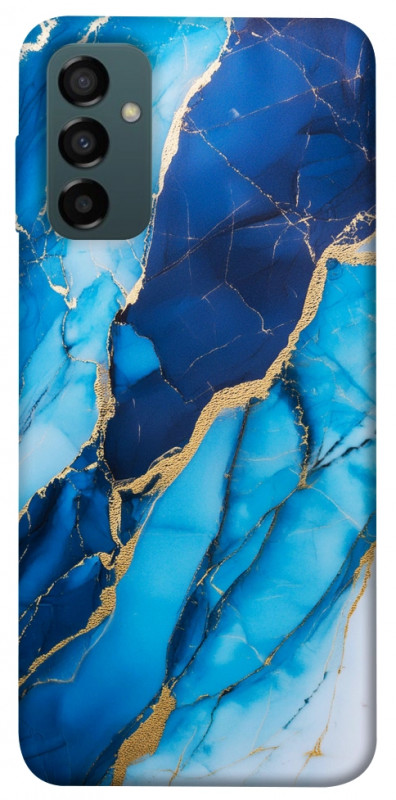 Чехол itsPrint Blue marble для Samsung Galaxy M14 5G, мрамор, купить оптом с доставкой