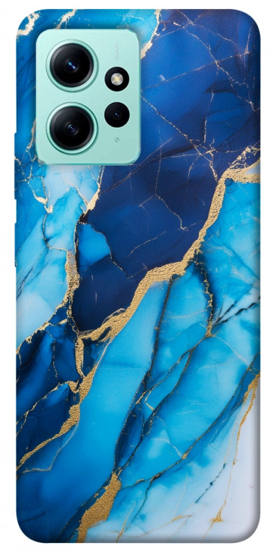Чехол itsPrint Blue marble для Xiaomi Redmi Note 12 4G, мрамор, купить оптом с доставкой