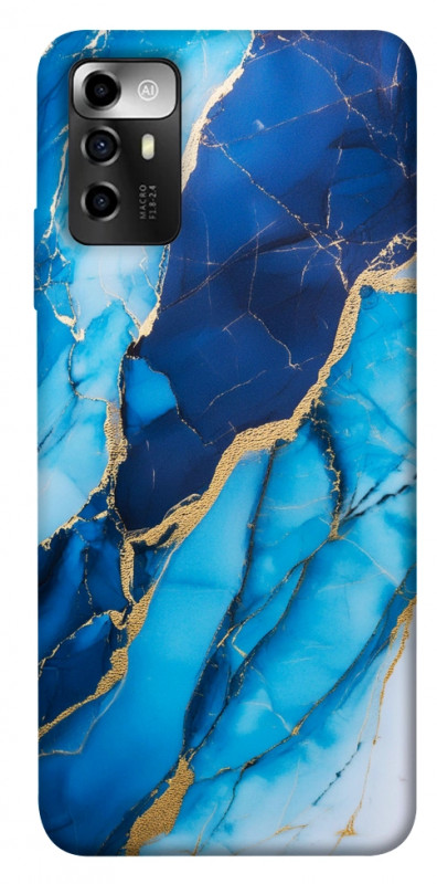Чехол itsPrint Blue marble для ZTE Blade V40 Vita, мрамор, купить оптом с доставкой