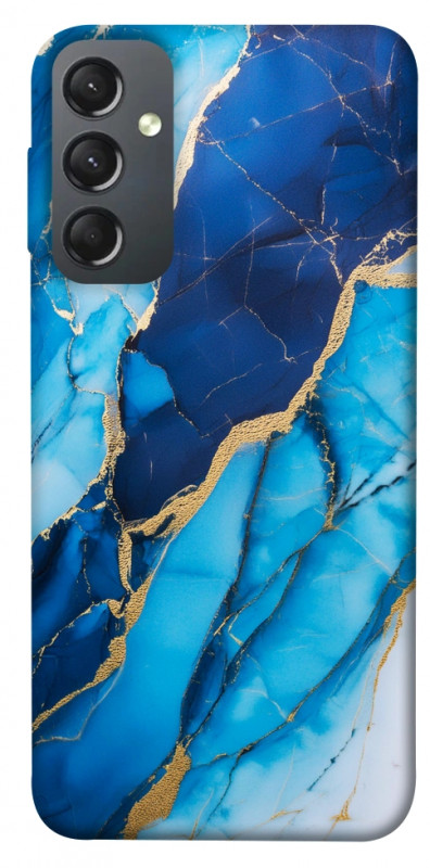 Чехол itsPrint Blue marble для Samsung Galaxy A24 4G, мрамор, купить оптом с доставкой