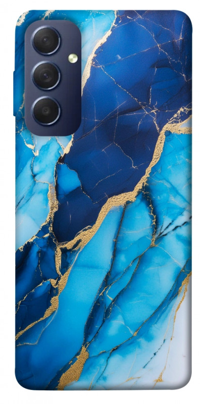 Чехол itsPrint Blue marble для Samsung Galaxy M54 5G, мрамор, купить оптом с доставкой