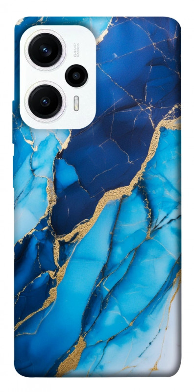 Чохол itsPrint Blue marble для Xiaomi Poco F5 / Note 12 Turbo, мармур, купити оптом з доставкою