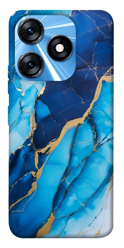 Чехол itsPrint Blue marble для TECNO Spark 10 Pro, мрамор, купить оптом с доставкой