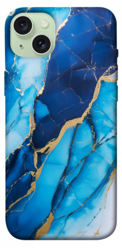 Чехол itsPrint Blue marble для Apple iPhone 15 Plus (6.7")