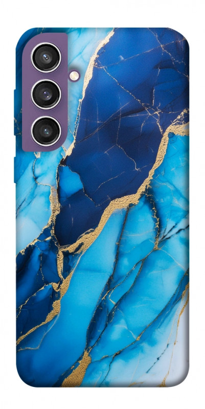 Чохол itsPrint Blue marble для Samsung Galaxy S23 FE, мармур, купити оптом з доставкою