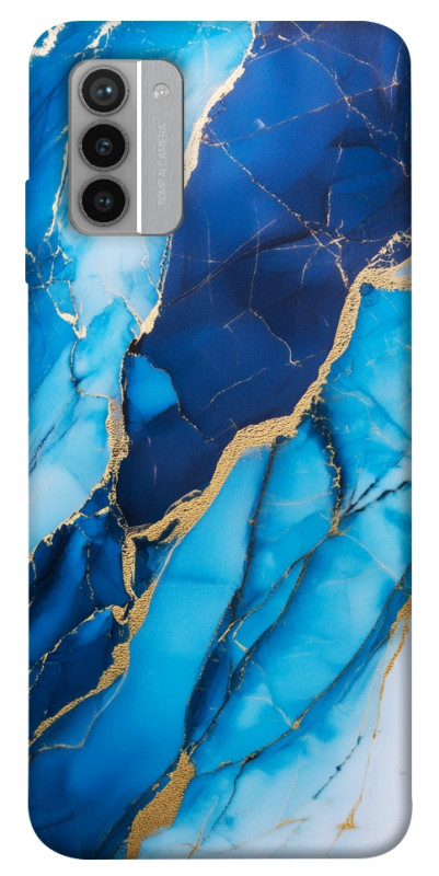 Чехол itsPrint Blue marble для Nokia G42, мрамор, купить оптом с доставкой