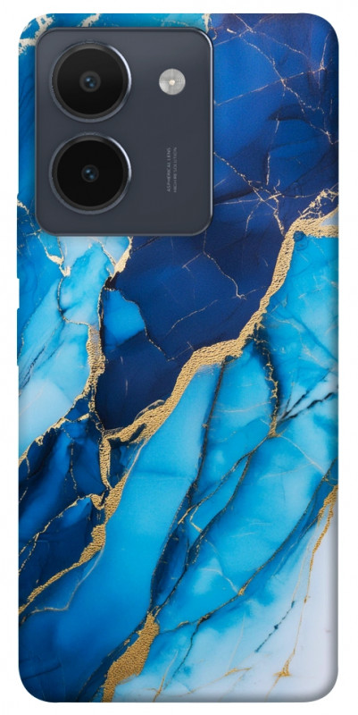 Чехол itsPrint Blue marble для Vivo Y36, мрамор, купить оптом с доставкой