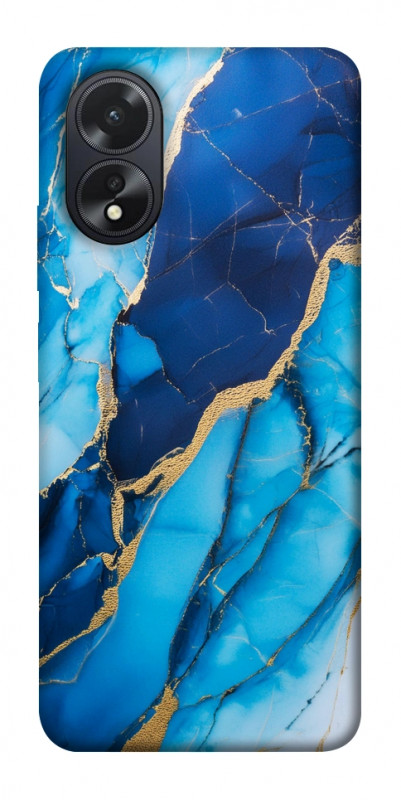 Чехол itsPrint Blue marble для Oppo A38, мрамор, купить оптом с доставкой
