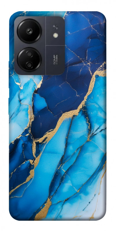 Чехол itsPrint Blue marble для Xiaomi Redmi 13C, мрамор, купить оптом с доставкой