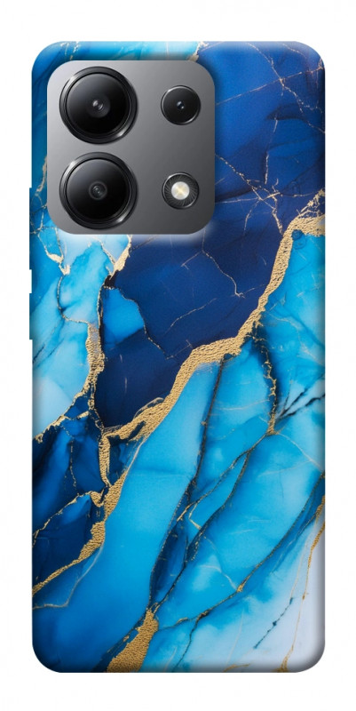 Чехол itsPrint Blue marble для Xiaomi Redmi Note 13 4G, мрамор, купить оптом с доставкой