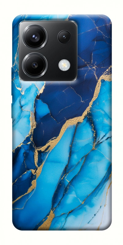 Чехол itsPrint Blue marble для Xiaomi Poco X6, мрамор, купить оптом с доставкой