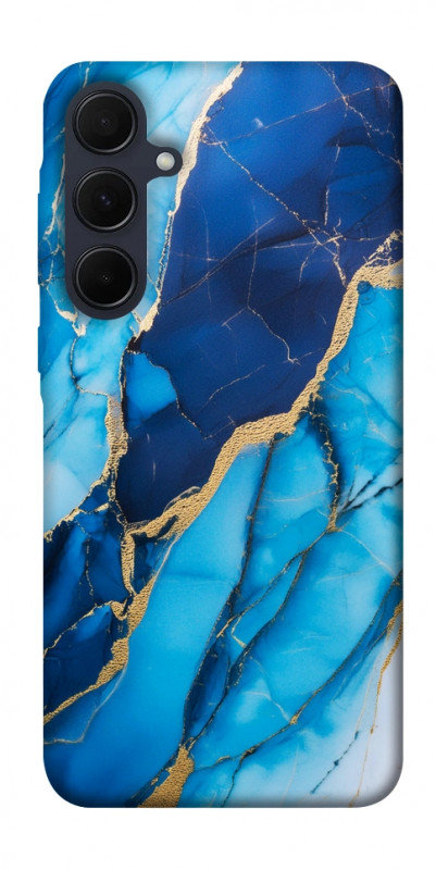 Чехол itsPrint Blue marble для Samsung Galaxy A35, мрамор, купить оптом с доставкой