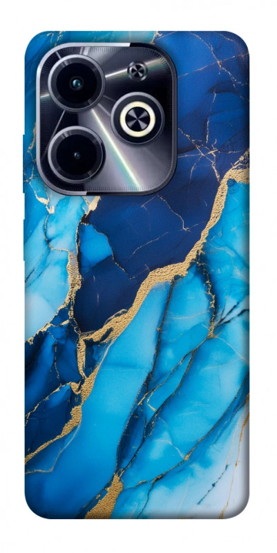 Чехол itsPrint Blue marble для Infinix Hot 40i, мрамор, купить оптом с доставкой