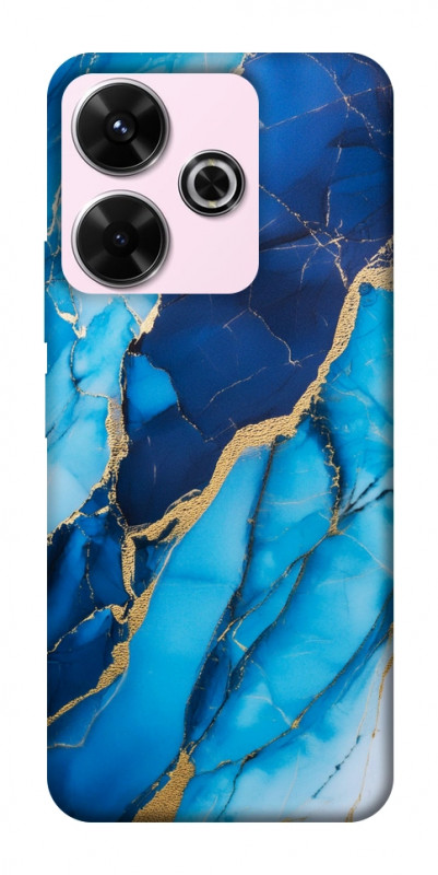 Чехол itsPrint Blue marble для Xiaomi Redmi 13 4G / Poco M6 4G, мрамор, купить оптом с доставкой