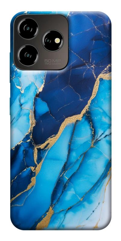 Чехол itsPrint Blue marble для ZTE Blade V50 Desing 4G, мрамор, купить оптом с доставкой