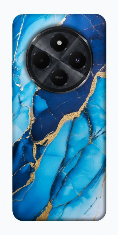 Чехол itsPrint Blue marble для Xiaomi Redmi 14C / Poco C75, мрамор, купить оптом с доставкой