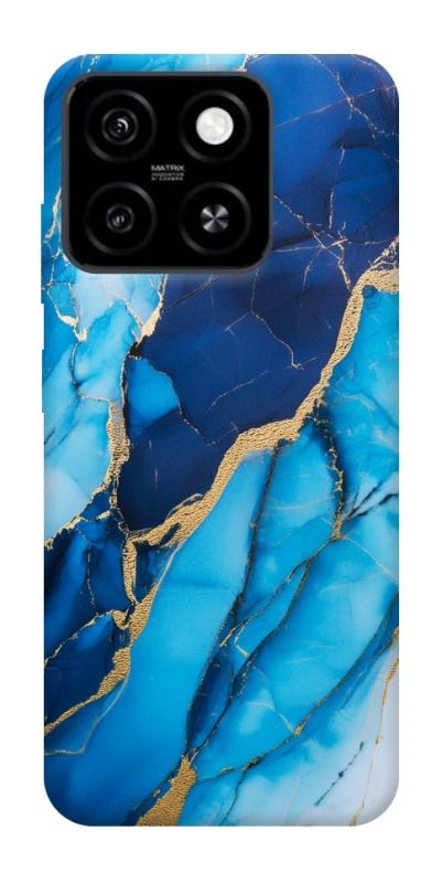 Чехол itsPrint Blue marble для ZTE Blade A55 4G, мрамор, купить оптом с доставкой