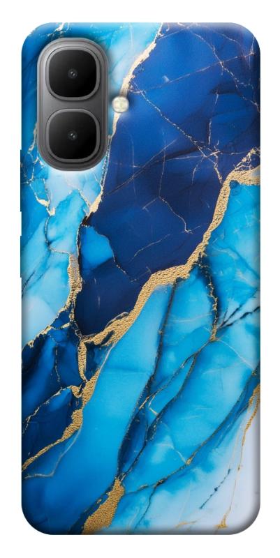 Чехол itsPrint Blue marble для Infinix Smart 10, мрамор, купить оптом с доставкой