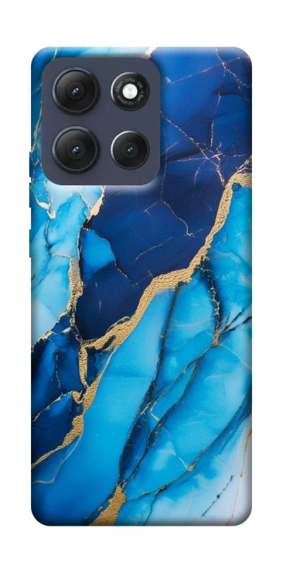 Чехол itsPrint Blue marble для Motorola Moto G86 Power, мрамор, купить оптом с доставкой