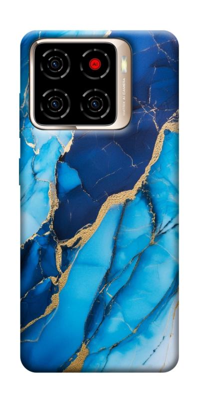 Чехол itsPrint Blue marble для ZTE Blade A56, мрамор, купить оптом с доставкой