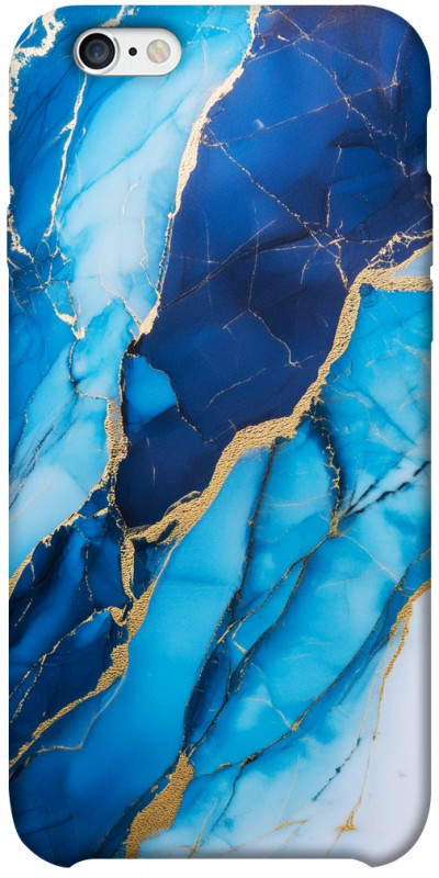 Чехол itsPrint Blue marble для Apple iPhone 6/6s plus (5.5"), мрамор, купить оптом с доставкой