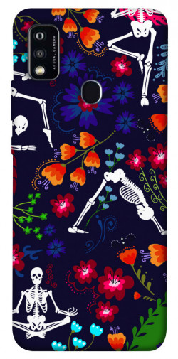 Чехол itsPrint Yoga skeletons для ZTE Blade A51
