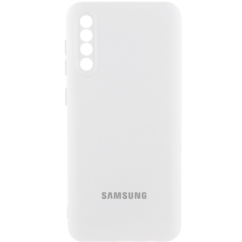 Чохол Silicone Cover Lakshmi Full Camera (AAA) with Logo для Samsung Galaxy A50 (A505F) / A50s / A30, Білий / White, Силікон, купити оптом з доставкою
