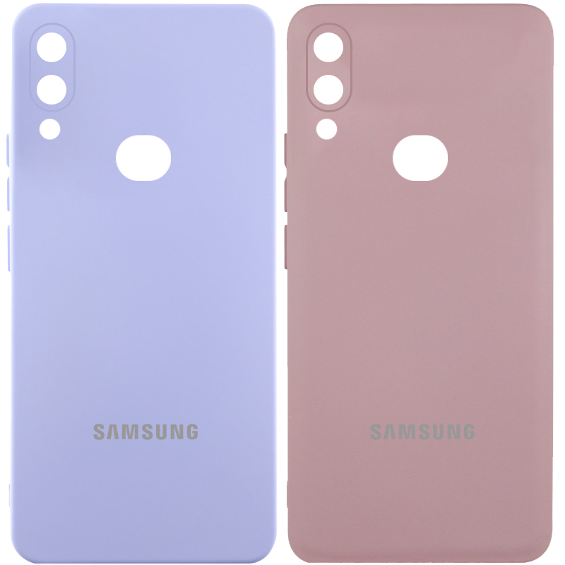 Чехол Silicone Cover Lakshmi Full Camera (AAA) with Logo для Samsung Galaxy A10s, Силикон, купить оптом с доставкой
