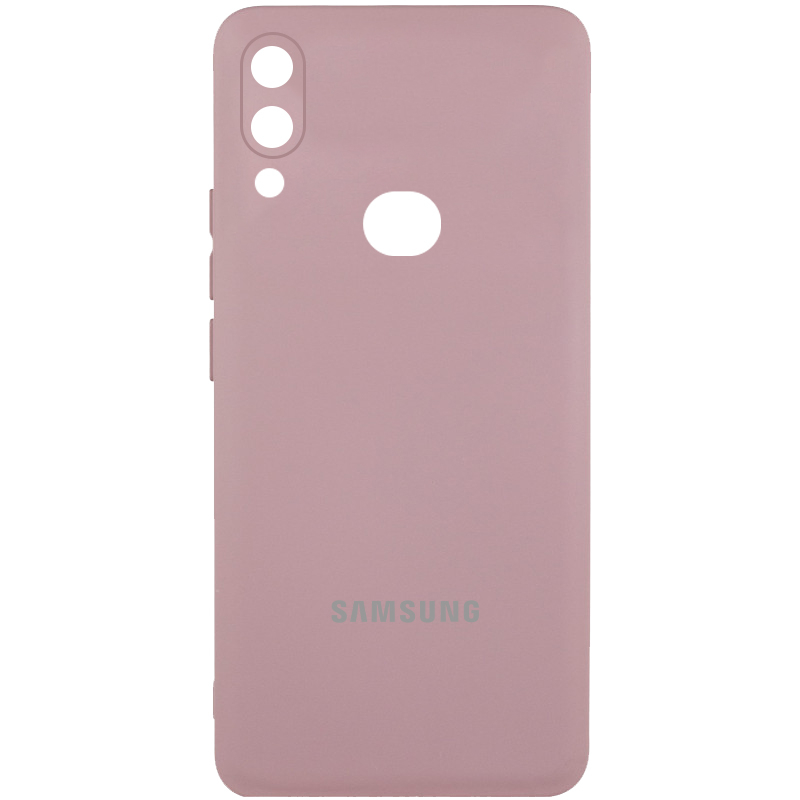 Чехол Silicone Cover Lakshmi Full Camera (AAA) with Logo для Samsung Galaxy A10s | на картинке №1