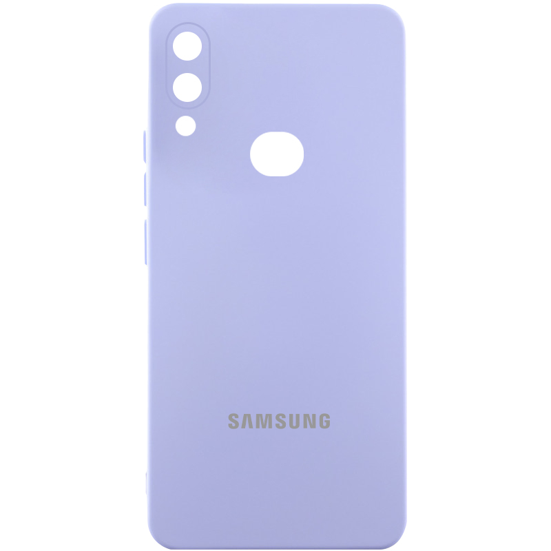 Чехол Silicone Cover Lakshmi Full Camera (AAA) with Logo для Samsung Galaxy A10s, Сиреневый / Dasheen, Силикон, купить оптом с доставкой