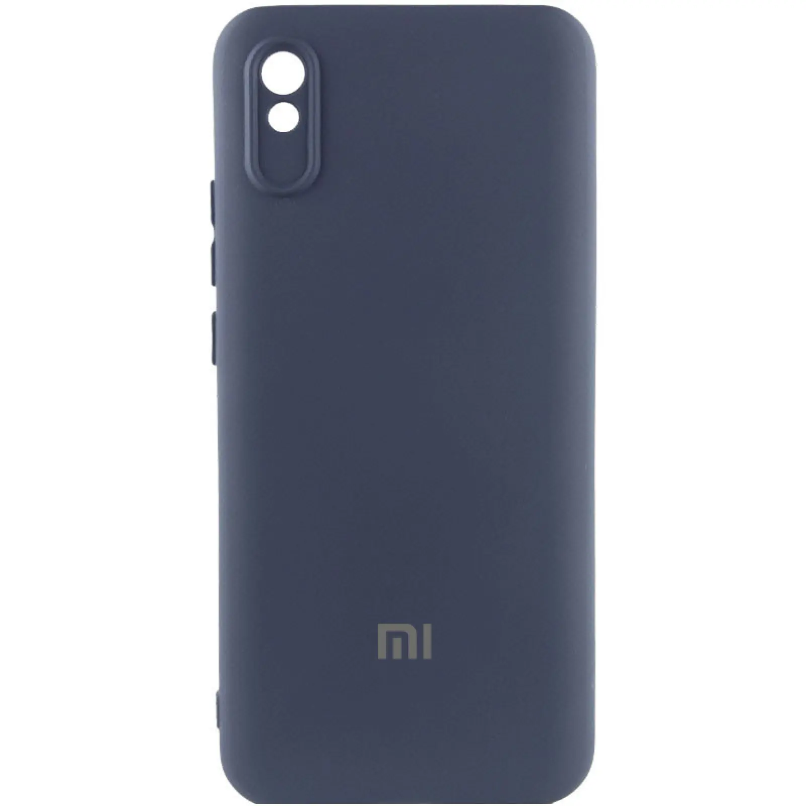 Чехол Silicone Cover Lakshmi Full Camera (AAA) with Logo для Xiaomi Redmi 9A, Темно-синий / Midnight blue, Силикон, купить оптом с доставкой