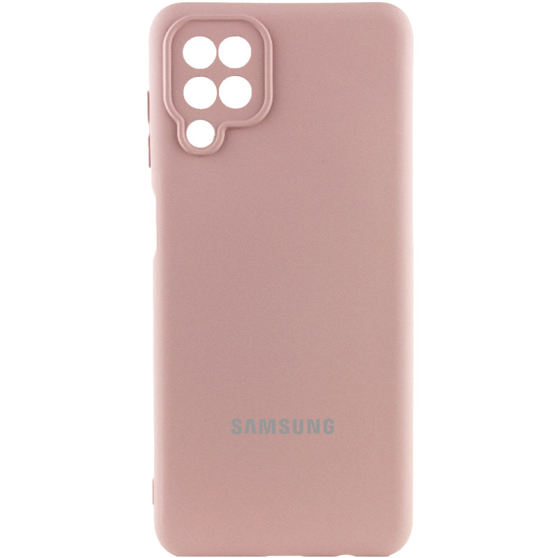 Чохол Silicone Cover Lakshmi Full Camera (AAA) with Logo для Samsung Galaxy A12 | на малюнкі №1