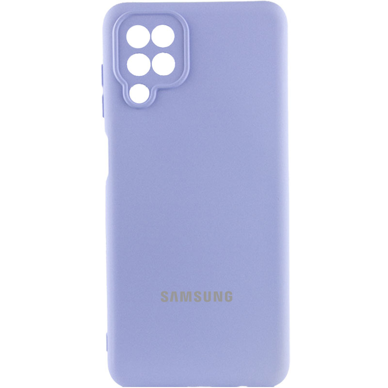 Чохол Silicone Cover Lakshmi Full Camera (AAA) with Logo для Samsung Galaxy A12 | на малюнкі №1