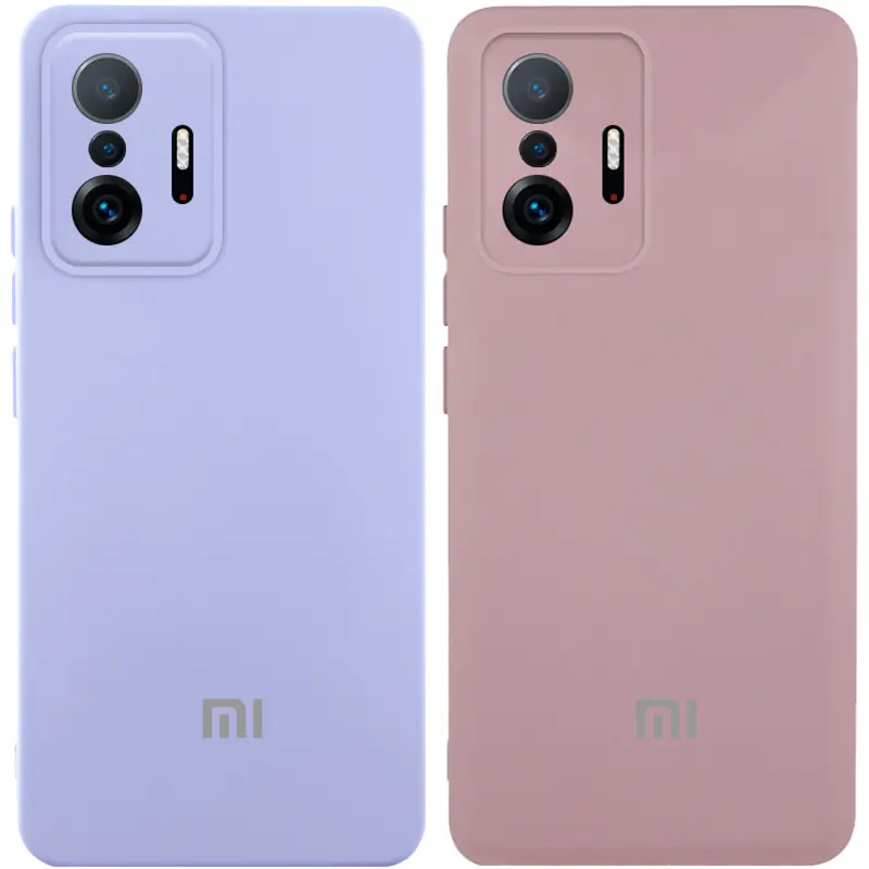 Чехол Silicone Cover Lakshmi Full Camera (AAA) with Logo для Xiaomi 11T / 11T Pro, Силикон, купить оптом с доставкой