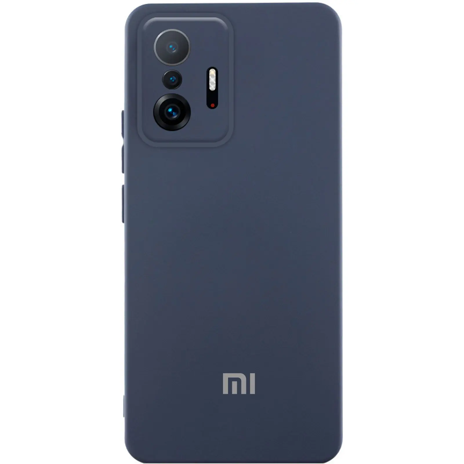 Чехол Silicone Cover Lakshmi Full Camera (AAA) with Logo для Xiaomi 11T / 11T Pro, Темно-синий / Midnight blue, Силикон, купить оптом с доставкой