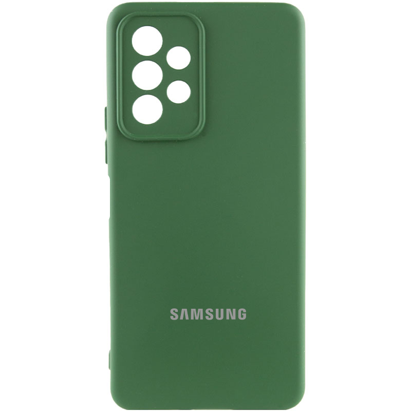 Чехол Silicone Cover Lakshmi Full Camera (AAA) with Logo для Samsung Galaxy A13 4G | на картинке №1
