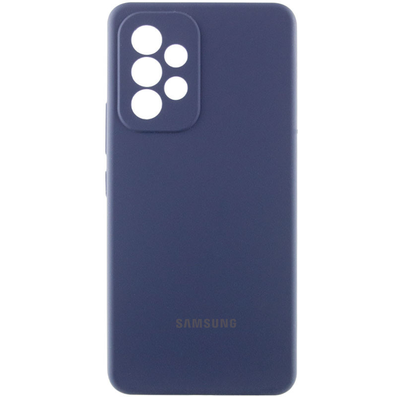 Чехол Silicone Cover Lakshmi Full Camera (AAA) with Logo для Samsung Galaxy A53 5G | на картинке №1