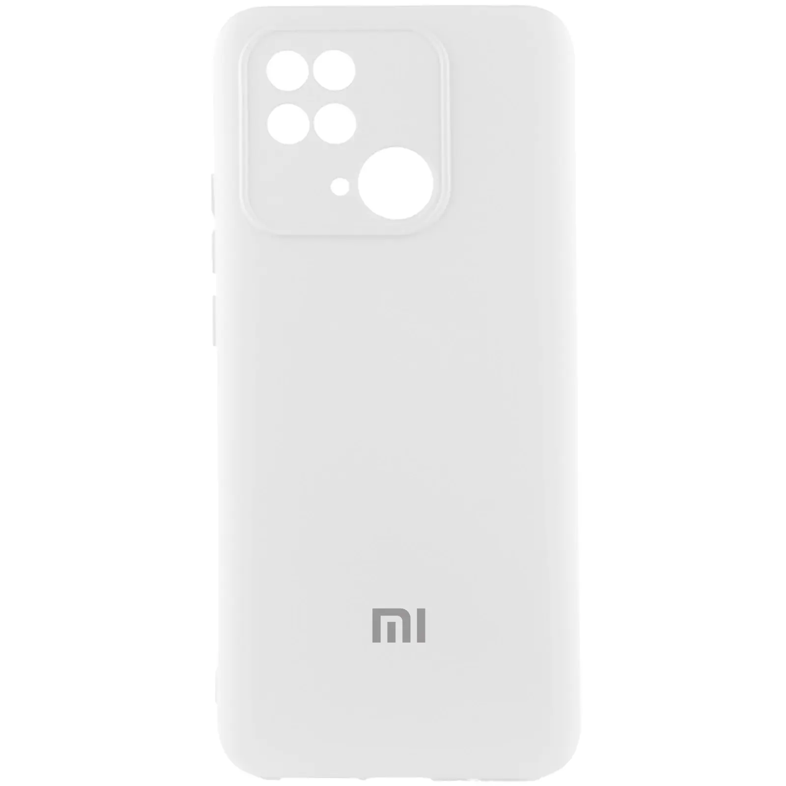 Чехол Silicone Cover Lakshmi Full Camera (AAA) with Logo для Xiaomi Redmi 10C, Белый / White, Силикон, купить оптом с доставкой