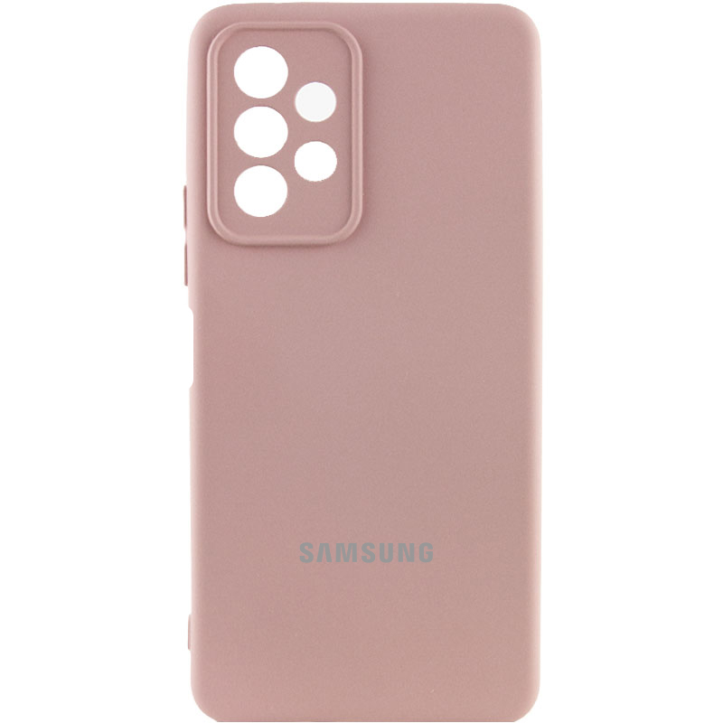 Чехол Silicone Cover Lakshmi Full Camera (AAA) with Logo для Samsung Galaxy A23 4G | на картинке №1