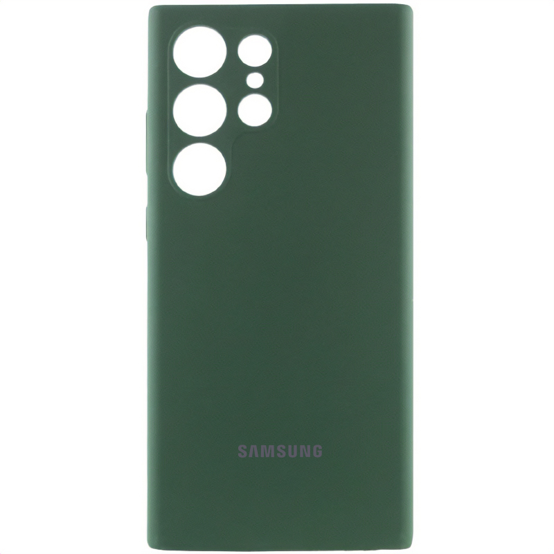 Чехол Silicone Cover Lakshmi Full Camera (AAA) with Logo для Samsung Galaxy S23 Ultra | на картинке №1