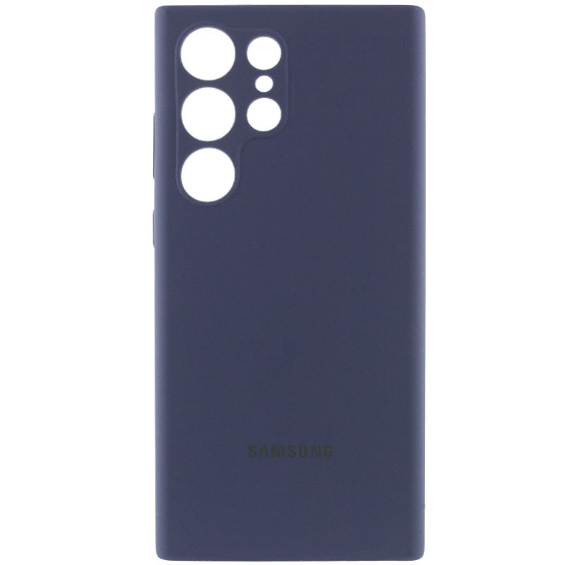 Чехол Silicone Cover Lakshmi Full Camera (AAA) with Logo для Samsung Galaxy S23 Ultra | на картинке №1