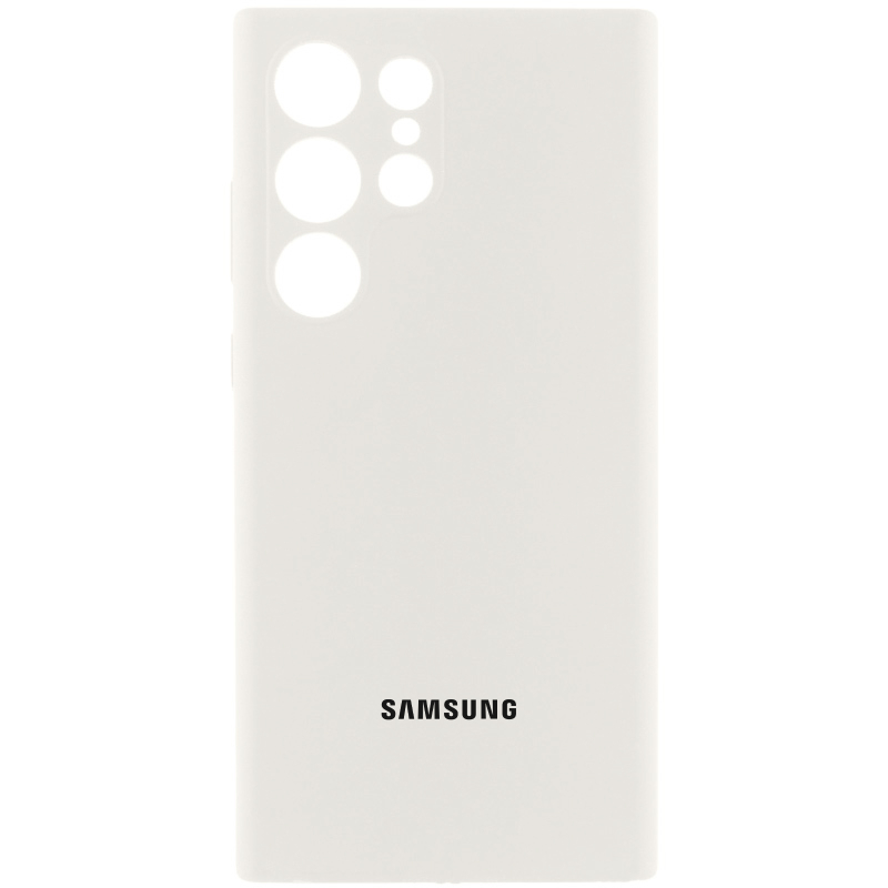 Чохол Silicone Cover Lakshmi Full Camera (AAA) with Logo для Samsung Galaxy S23 Ultra | на малюнкі №1