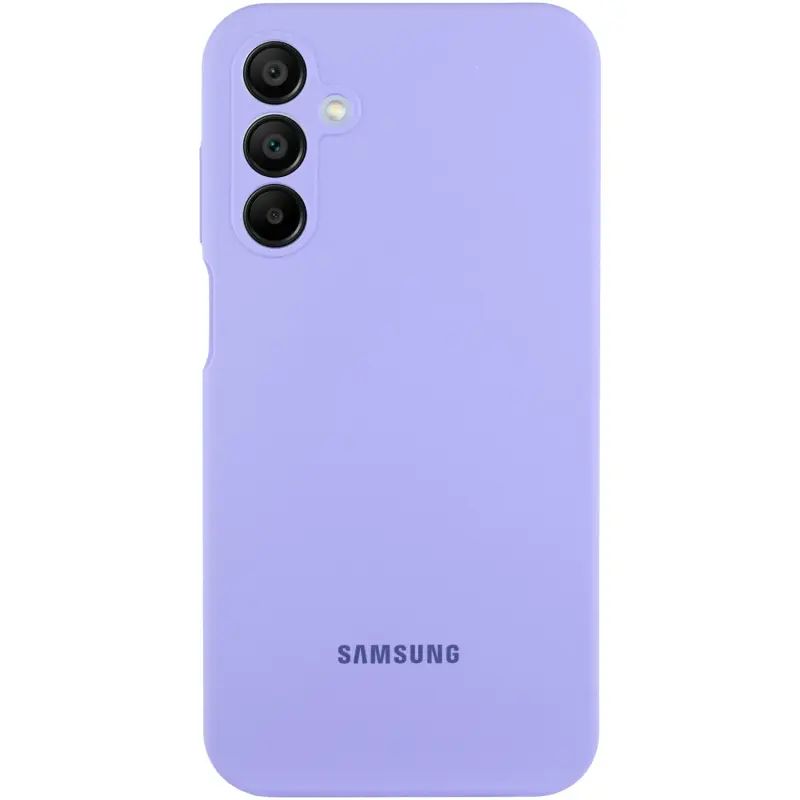 Чехол Silicone Cover Lakshmi Full Camera (AAA) with Logo для Samsung Galaxy A14 4G/5G, Сиреневый / Dasheen, Силикон, купить оптом с доставкой