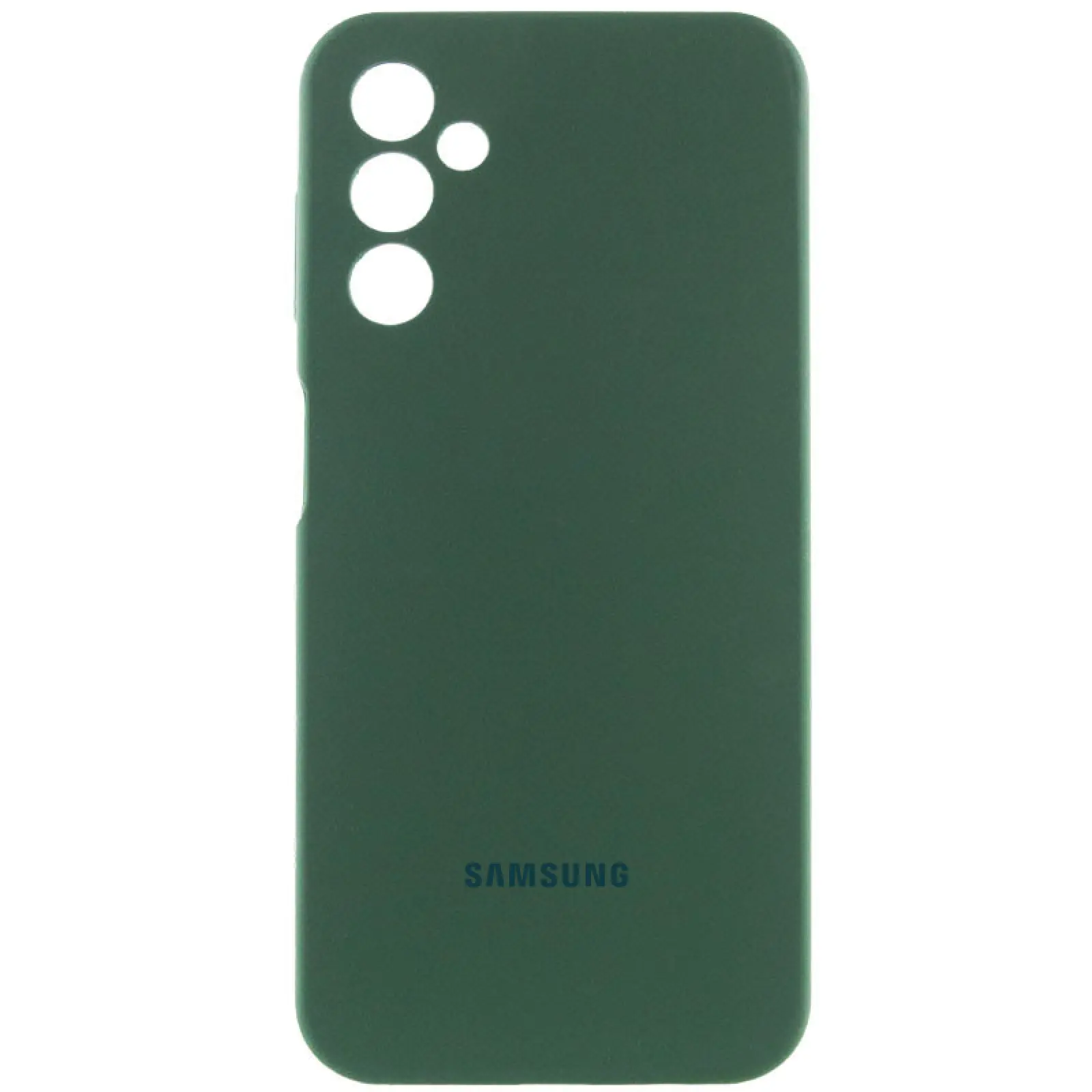 Чехол Silicone Cover Lakshmi Full Camera (AAA) with Logo для Samsung Galaxy A14 4G/5G, Зеленый / Cyprus Green, Силикон, купить оптом с доставкой