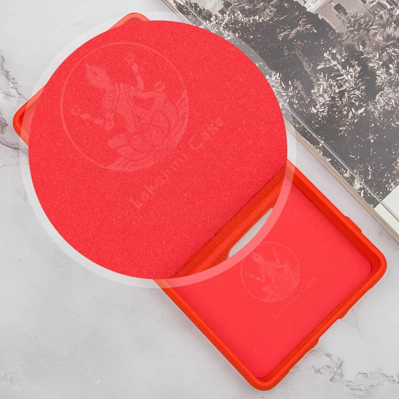 Чехол Silicone Cover Lakshmi Full Camera (AAA) with Logo для Google Pixel 7a, Красный / Red 1, Силикон, купить оптом с доставкой