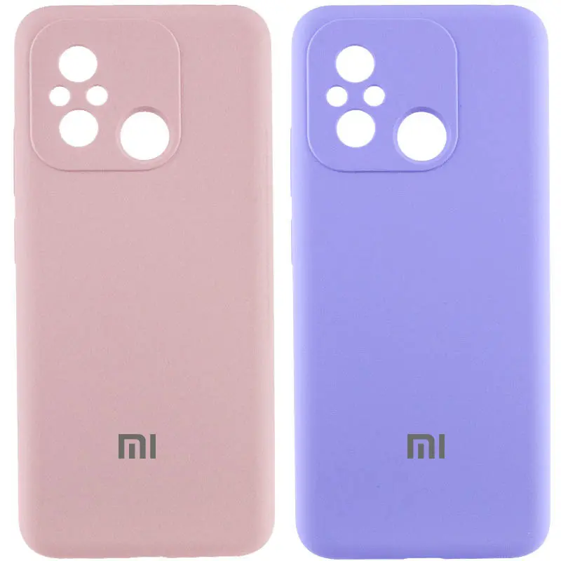 Чехол Silicone Cover Lakshmi Full Camera (AAA) with Logo для Xiaomi Redmi 12C, Силикон, купить оптом с доставкой