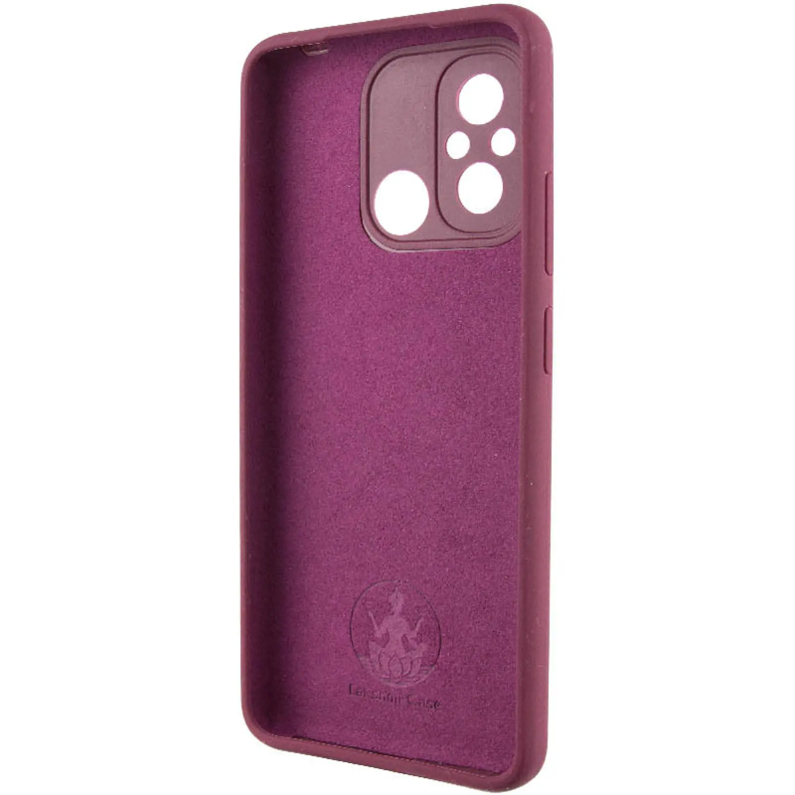 Чехол Silicone Cover Lakshmi Full Camera (AAA) with Logo для Xiaomi Redmi 12C, Бордовый / Plum 2, Силикон, купить оптом с доставкой