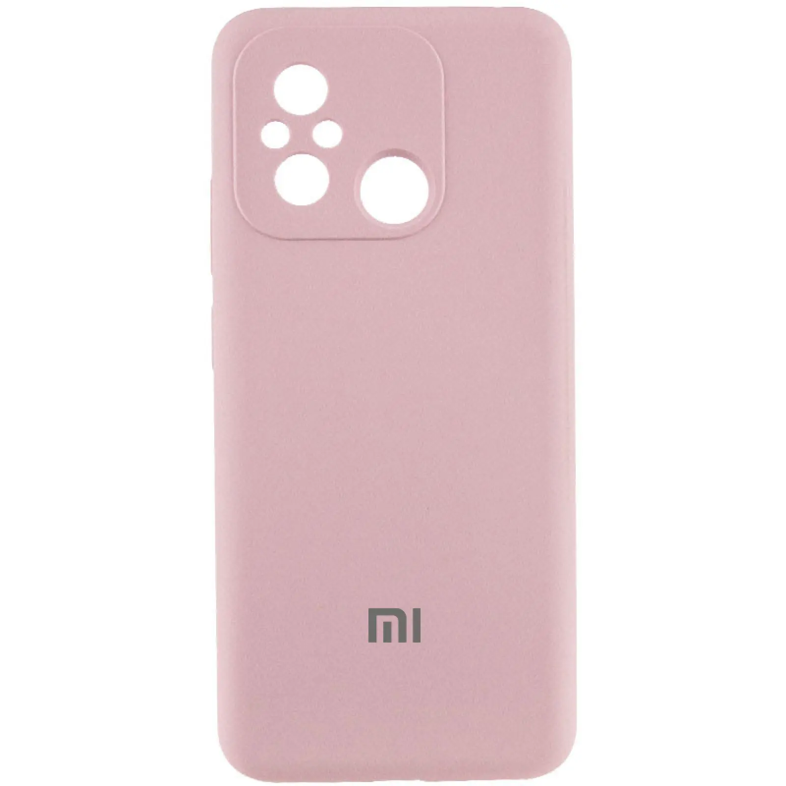 Чехол Silicone Cover Lakshmi Full Camera (AAA) with Logo для Xiaomi Redmi 12C, Розовый / Pink Sand, Силикон, купить оптом с доставкой